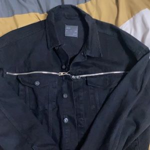Zara black denim jacket